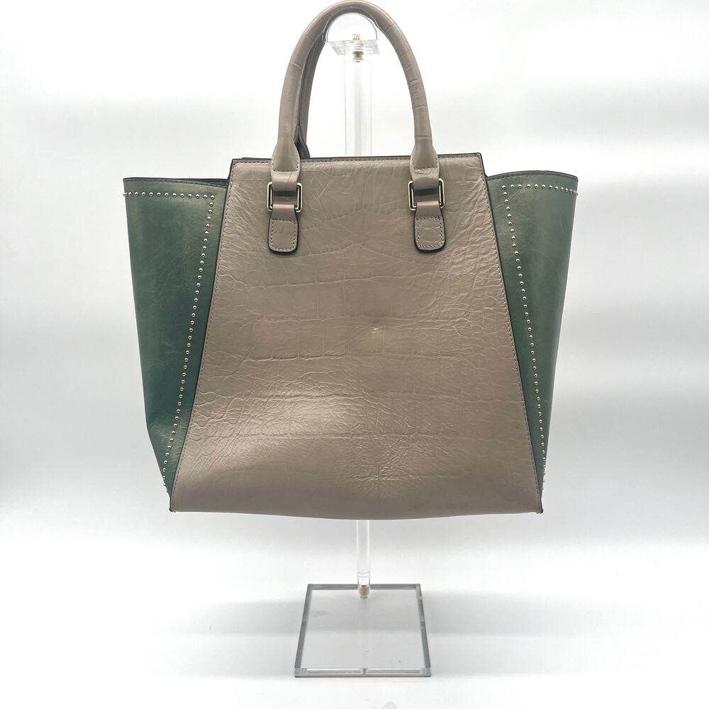 AMERI LEATHER Croc Print, Studded MorrisonTote Bag - image 5